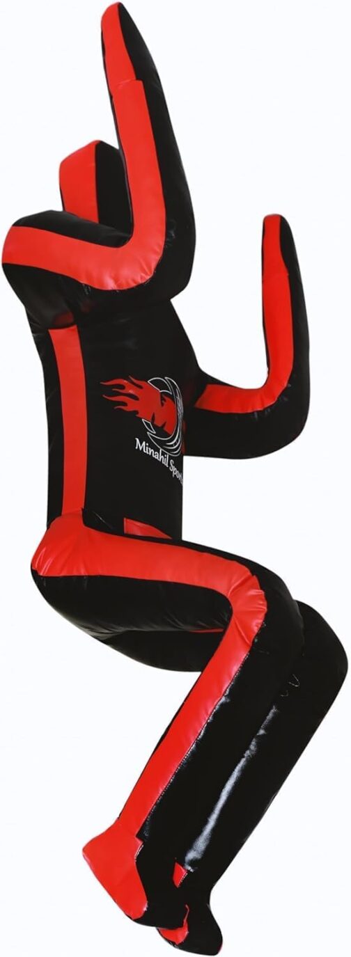 Sitting Vinyl Grappling Dummy for Submission Drills Leg Locks, Ankle Locks, Heel Hooks, Boxing, BJJ Jiu Jitsu, Wrestling and self-Defense Training Unfilled 180cm - Image 5