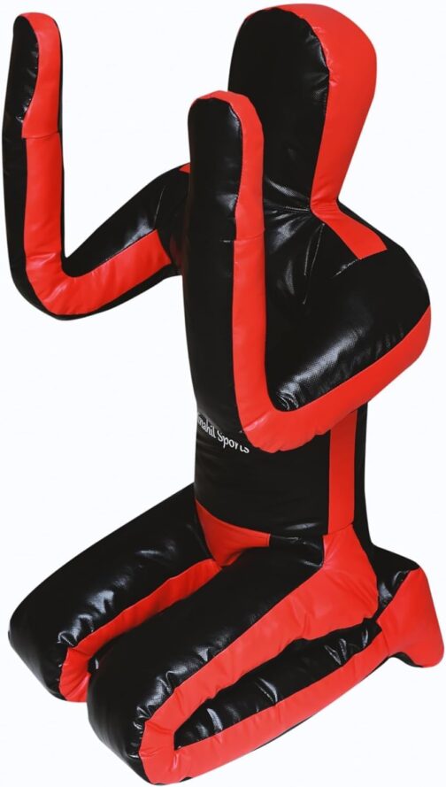 Sitting Vinyl Grappling Dummy for Submission Drills Leg Locks, Ankle Locks, Heel Hooks, Boxing, BJJ Jiu Jitsu, Wrestling and self-Defense Training Unfilled 180cm - Image 7