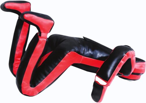 Sitting Vinyl Grappling Dummy for Submission Drills Leg Locks, Ankle Locks, Heel Hooks, Boxing, BJJ Jiu Jitsu, Wrestling and self-Defense Training Unfilled 180cm - Image 4