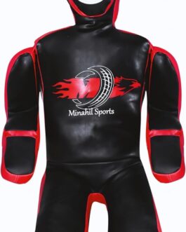 Sitting Vinyl Grappling Dummy for Submission Drills Leg Locks, Ankle Locks, Heel Hooks, Boxing, BJJ Jiu Jitsu, Wrestling and self-Defense Training Unfilled 180cm