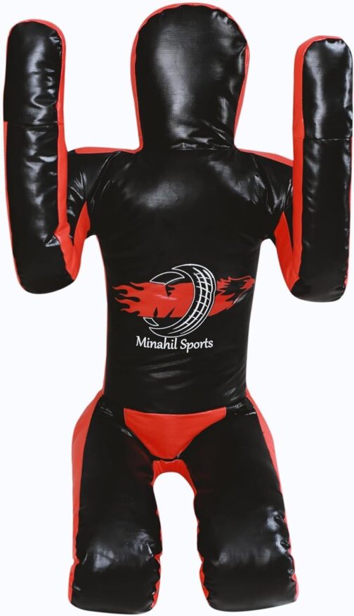 Sitting Vinyl Grappling Dummy for Submission Drills Leg Locks, Ankle Locks, Heel Hooks, Boxing, BJJ Jiu Jitsu, Wrestling and self-Defense Training Unfilled 180cm - Image 8