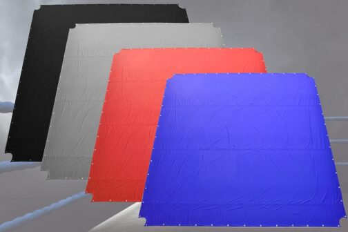 MMA Floor Ring Canvas Training Mat Cover for Gym and Home Boxing, Wrestling, Gymnastics, Karate, Muay Thai, Judo, Jiu Jitsu, Fighting Men and Women- Multicolors